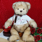 Personalized Couples Hearts Teddy Bear 8452495